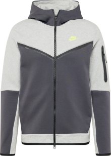 Nike Sportswear Fleecová mikina tmavě šedá / šedý melír
