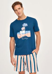 Pánské pyžamo Muydemi 360058 | modrá | XL