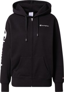 Champion Authentic Athletic Apparel Mikina černá / bílá
