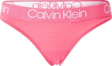 Calvin Klein Underwear Tanga pink / bílá