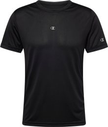 Champion Authentic Athletic Apparel Funkční tričko černá / bílá