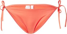 Calvin Klein Swimwear Spodní díl plavek oranžová / černá / bílá