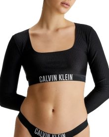 Dámský plavkový top Calvin Klein KW0KW01979 | černá | XS