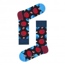 Happy Socks černé pánské ponožky Ying Yang - 41-46