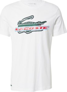 Lacoste Sport Funkční tričko světlemodrá / tmavě zelená / červená / bílá