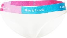 Calvin Klein Underwear Kalhotky nebeská modř / pink / růžová / bílá