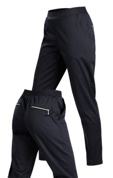 Dámské kalhoty do pasu Litex 5D256 | noční modrá | S