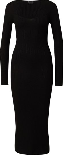 Gina Tricot Úpletové šaty \'Alva\' černá