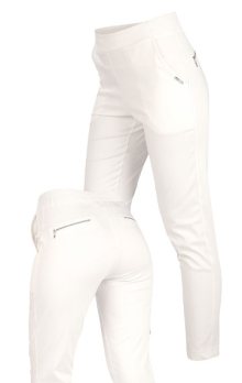 Dámské kalhoty do pasu Litex 5D255 | bílá | L