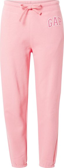 GAP Kalhoty lososová / pink / bílá
