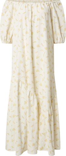 EDITED Letní šaty \'ALUNA\' pastelově žlutá / barva bílé vlny