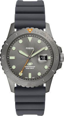 FOSSIL Analogové hodinky pastelově zelená / černá