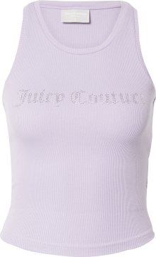 Juicy Couture Top \'NANCY\' světle fialová / stříbrná