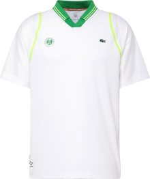 Lacoste Sport Funkční tričko zelená / světle zelená / bílá