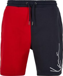Urban Classics Kalhoty námořnická modř / červená / bílá