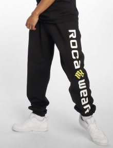 ROCAWEAR Kalhoty žlutá / černá / bílá