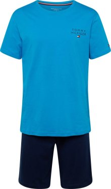 Tommy Hilfiger Underwear Pyžamo krátké modrá / námořnická modř / červená / bílá