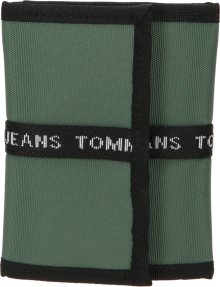Tommy Jeans Peněženka smaragdová / černá / bílá