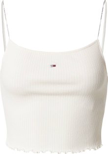 Tommy Jeans Top námořnická modř / krvavě červená / offwhite