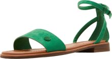 ESPRIT Páskové sandály tmavě zelená
