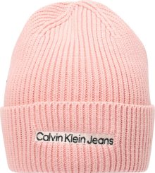 Calvin Klein Jeans Čepice růžová / černá / bílá