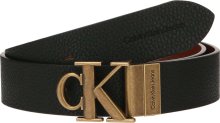 Calvin Klein Jeans Opasek hnědá / zlatá / černá