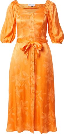 Closet London Košilové šaty oranžová