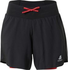 ODLO Sportovní kalhoty \'X-Alp\' jasně červená / černá / bílá