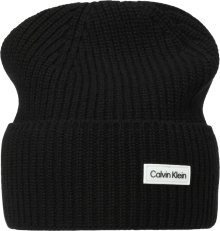 Calvin Klein Čepice černá / bílá