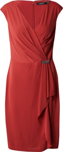 Lauren Ralph Lauren Koktejlové šaty \'RYLAN\' krvavě červená