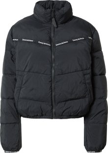 Tommy Jeans Přechodná bunda černá / bílá