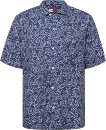 Tommy Jeans Košile námořnická modř / bílá