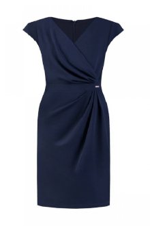 Dámské šaty model 108514 - Jersa 36 tmavě modrá