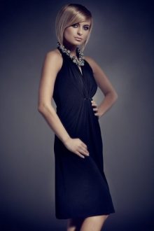 Figl Paloma Mod. nr 52 černé Dámské šaty L černá