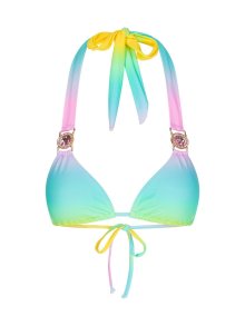 Moda Minx Horní díl plavek \'Club Tropicana\' azurová / šafrán / světle zelená / světle fialová / světle růžová