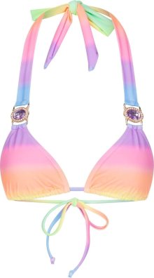 Moda Minx Horní díl plavek \'Club Tropicana\' citronová / světle zelená / světle fialová / jasně oranžová / světle růžová