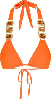 Moda Minx Horní díl plavek \'Boujee\' zlatá / oranžová / průhledná