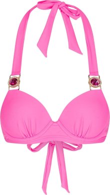Moda Minx Horní díl plavek \'Amour\' zlatá / fuchsiová / tmavě červená