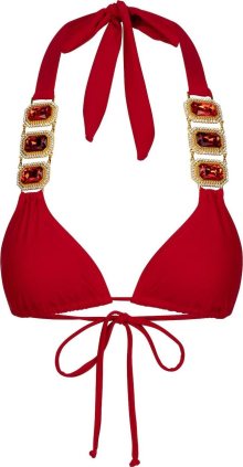 Moda Minx Horní díl plavek \'Boujee\' zlatá / červená