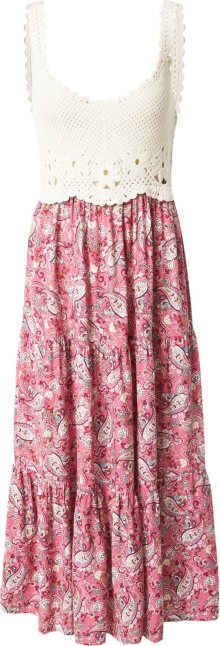Hailys Letní šaty \'Koraly\' opálová / pink / malinová / bílá