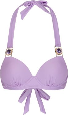 Moda Minx Horní díl plavek \'Amour\' zlatá / světle fialová / tmavě fialová