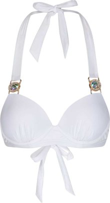 Moda Minx Horní díl plavek \'Amour\' modrá / zlatá / bílá
