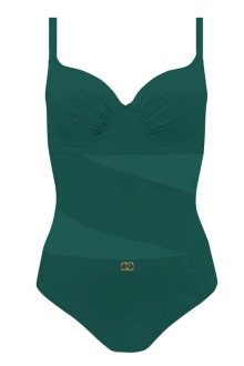 Dámské jednodílné plavky Self 964V 7 Fashion | zelená | 75H