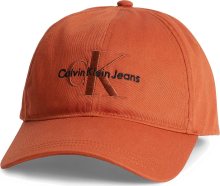 Calvin Klein Jeans Kšiltovka šedá / oranžová