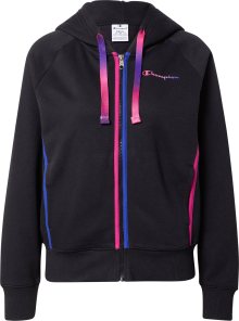 Champion Authentic Athletic Apparel Mikina modrá / pink / černá