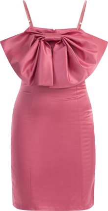 faina Koktejlové šaty světle růžová