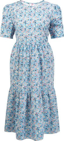 MYMO Letní šaty námořnická modř / světlemodrá / pink / bílá