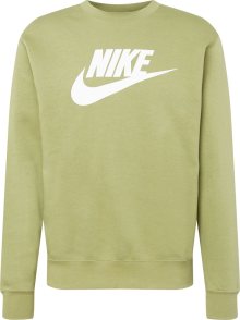 NIKE Sportovní mikina jablko / bílá