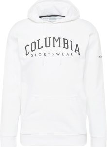 COLUMBIA Sportovní mikina černá / bílá