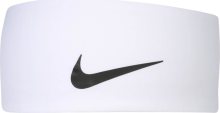NIKE Sportovní čelenka černá / bílá